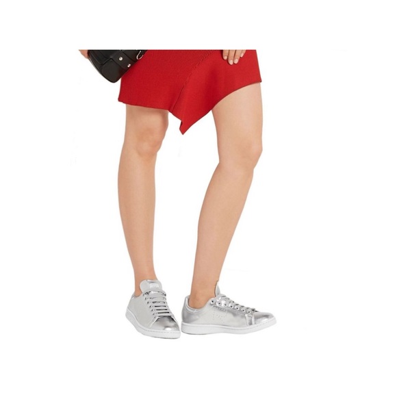 Adidas Raf Simons Stan Smith Metallic Leather Sneakers size 9 - Picture 5 of 8